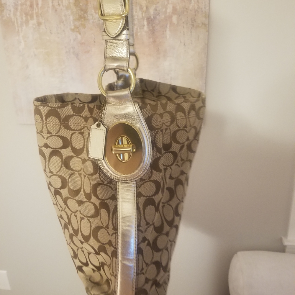 Coach Brown Signature  Shoulder bag - Picture 2 of 6